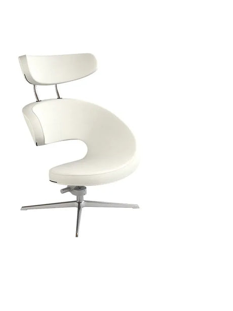 Peel™ Lænestol, venstre fra Variér - Hallingdal / Cream white HAL100 / Eksklusiv skammel - Jacobsen Plus