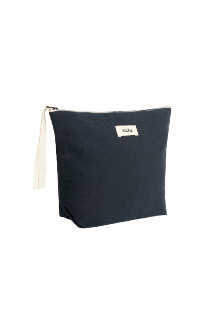 Pouch Linen fra Aiayu - Navy - Jacobsen Plus