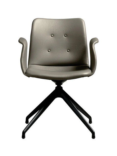 Primum Chair 4 Star Swivel fra Bent Hansen - Zenso 214 / Sort pulverlakeret aluminium - Jacobsen Plus