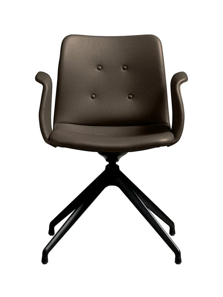 Primum Chair 4 Star Swivel fra Bent Hansen - Zenso 230 / Sort pulverlakeret aluminium - Jacobsen Plus
