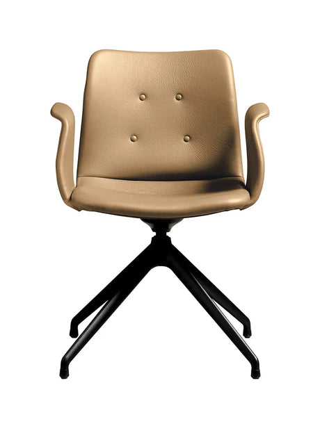 Primum Chair 4 Star Swivel fra Bent Hansen - Zenso 261 / Sort pulverlakeret aluminium - Jacobsen Plus