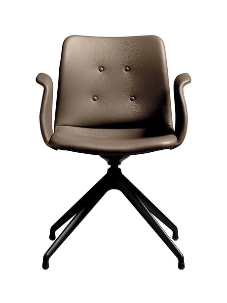 Primum Chair 4 Star Swivel fra Bent Hansen - Zenso 292 / Sort pulverlakeret aluminium - Jacobsen Plus