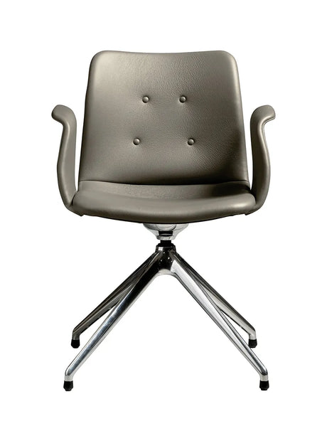 Primum Chair 4 Star Swivel fra Bent Hansen - Zenso 214 / Poleret aluminium - Jacobsen Plus