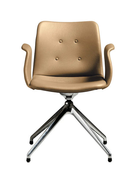 Primum Chair 4 Star Swivel fra Bent Hansen - Zenso 261 / Poleret aluminium - Jacobsen Plus