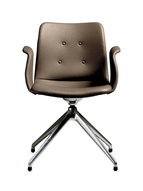 Primum Chair 4 Star Swivel fra Bent Hansen - Zenso 292 / Poleret aluminium - Jacobsen Plus