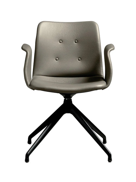 Primum Chair 4 Star Fixed fra Bent Hansen - Zenso 214 / Sort pulverlakeret aluminium - Jacobsen Plus