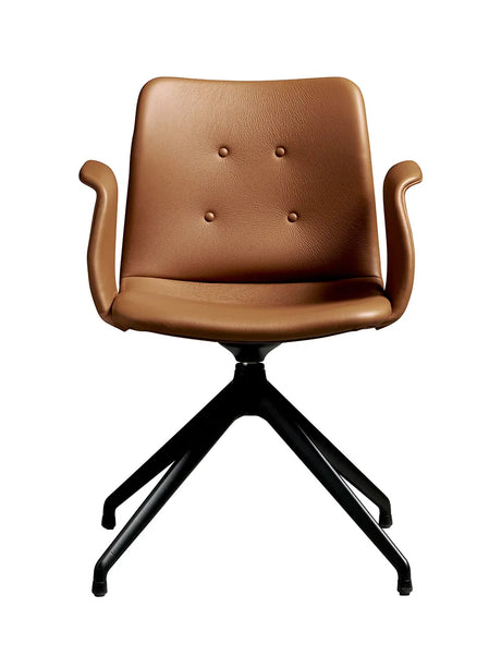 Primum Chair 4 Star Fixed fra Bent Hansen - Zenso 223 / Sort pulverlakeret aluminium - Jacobsen Plus