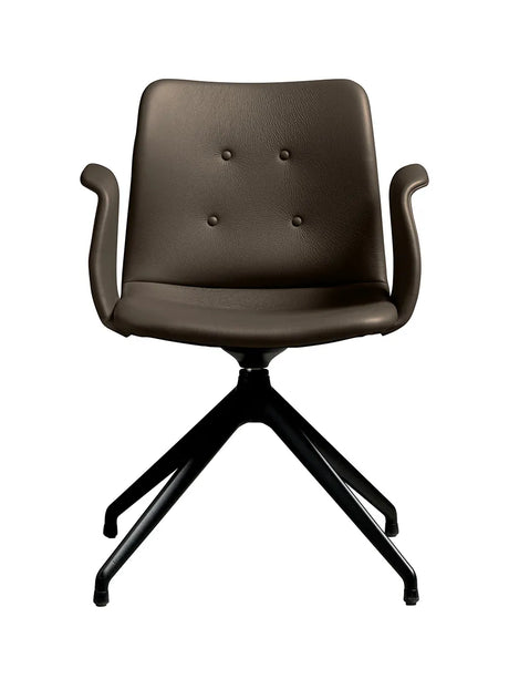 Primum Chair 4 Star Fixed fra Bent Hansen - Zenso 230 / Sort pulverlakeret aluminium - Jacobsen Plus
