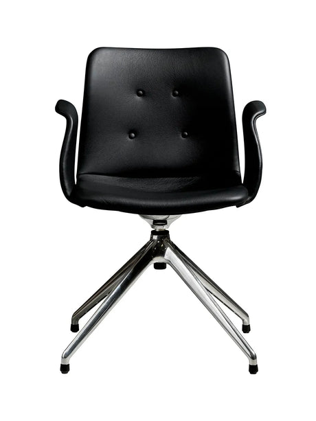 Primum Chair 4 Star Return Swivel fra Bent Hansen - Zenso 207 / Poleret aluminium - Jacobsen Plus