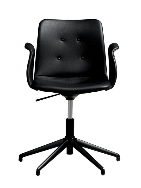 Primum Chair 5 Star Swivel fra Bent Hansen - Zenso 207 / Sort pulverlakeret aluminium - Jacobsen Plus