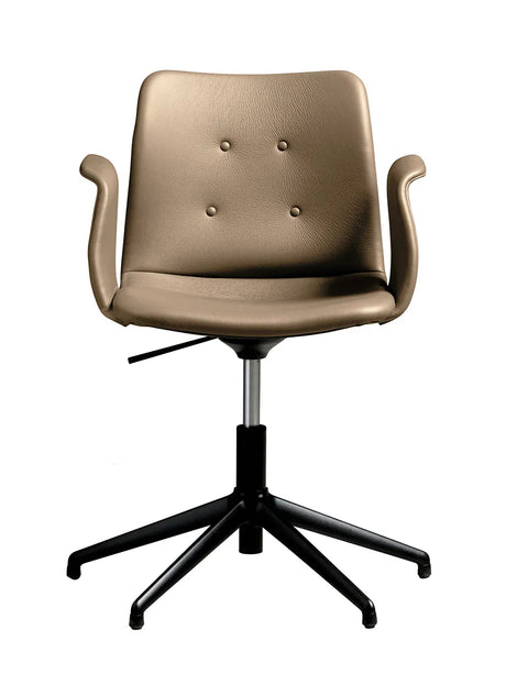 Primum Chair 5 Star Swivel fra Bent Hansen - Zenso 228 / Sort pulverlakeret aluminium - Jacobsen Plus