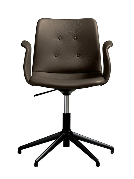 Primum Chair 5 Star Swivel fra Bent Hansen - Zenso 230 / Sort pulverlakeret aluminium - Jacobsen Plus