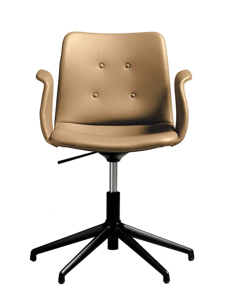 Primum Chair 5 Star Swivel fra Bent Hansen - Zenso 261 / Sort pulverlakeret aluminium - Jacobsen Plus