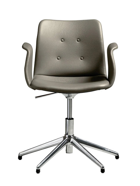 Primum Chair 5 Star Swivel fra Bent Hansen - Zenso 214 / Poleret aluminium - Jacobsen Plus
