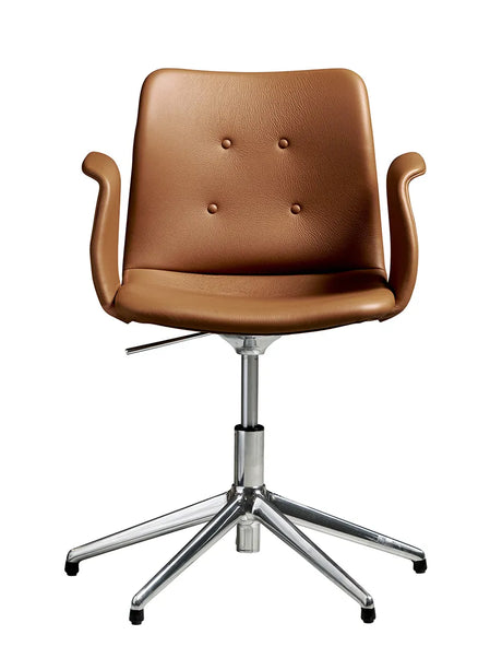 Primum Chair 5 Star Swivel fra Bent Hansen - Zenso 223 / Poleret aluminium - Jacobsen Plus