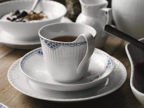 Royal Copenhagen Prinsesse, højhankskop med underkop 25 cl - 2 - Jacobsen Plus