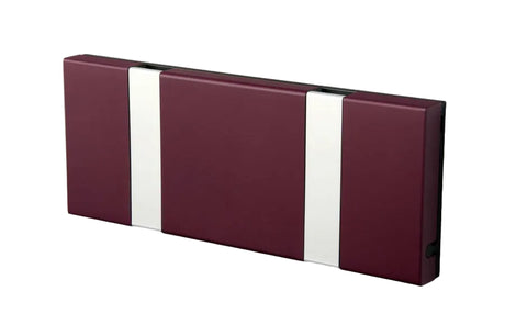 KNAX knagerække med to knager fra LoCa - Purple / Grå knager - Jacobsen Plus