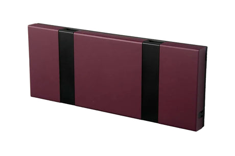 KNAX knagerække med to knager fra LoCa - Purple / Sorte knager - Jacobsen Plus