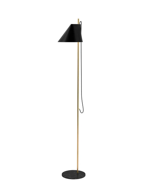 Yuh Brass gulvlampe fra Louis Poulsen - Sort - Jacobsen Plus