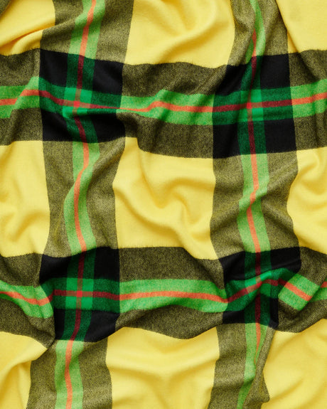 Queen blanket - Field yellow tartan fra Magniberg - 2 - Jacobsen Plus