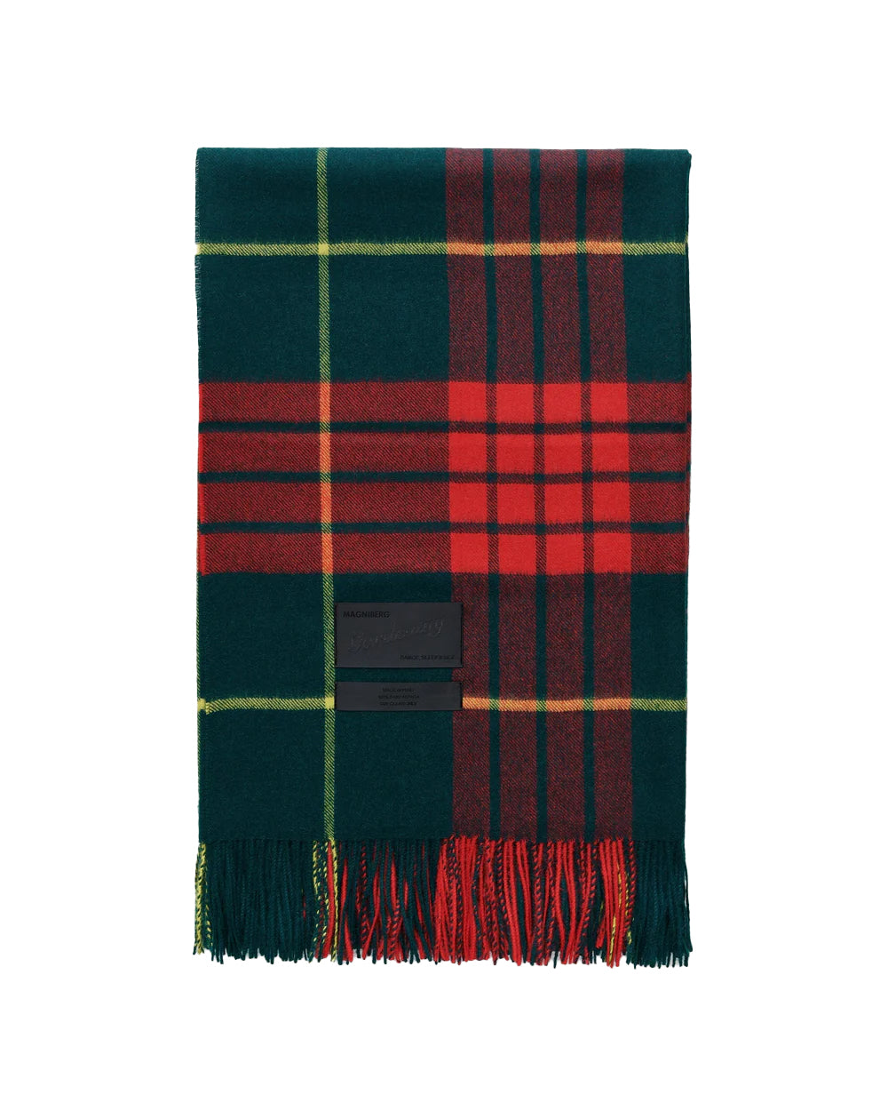 Queen blanket - Lipstick red tartan fra Magniberg - 1 - Jacobsen Plus