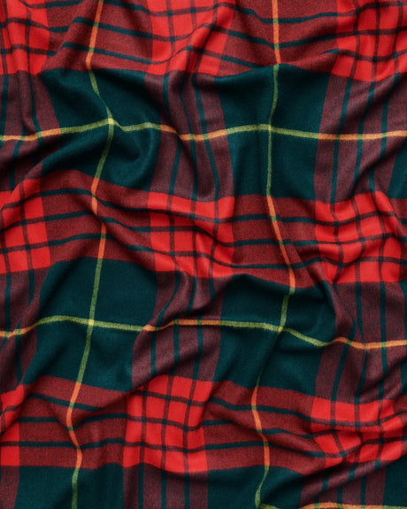 Queen blanket - Lipstick red tartan fra Magniberg - 2 - Jacobsen Plus