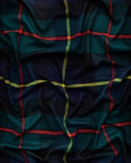 Queen blanket - Scottish green tartan fra Magniberg - 2 - Jacobsen Plus