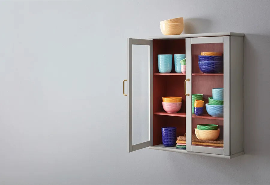 Rhombe krus, turkis fra Lyngby Porcelæn - 3 - Jacobsen Plus