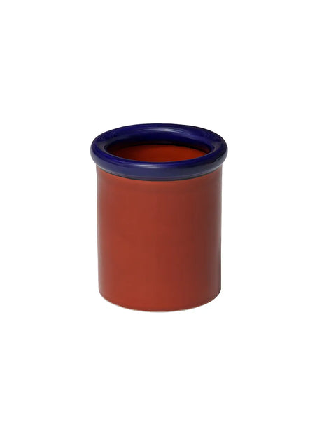 ROD krukke, dark blue/terracotta fra Nine - 1 - Jacobsen Plus