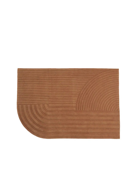 Relevo Rug, 170 x 240 cm fra Muuto - Burnt orange - Jacobsen Plus