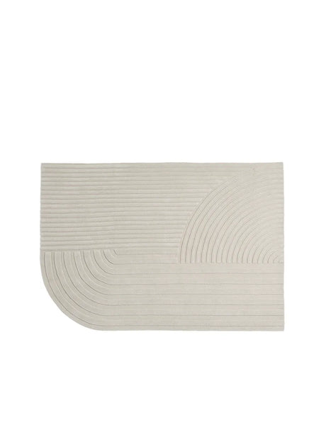 Relevo Rug, 170 x 240 cm fra Muuto - Off white - Jacobsen Plus