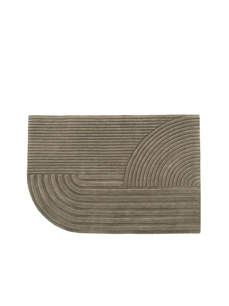 Relevo Rug, 170 x 240 cm fra Muuto - Taupe - Jacobsen Plus