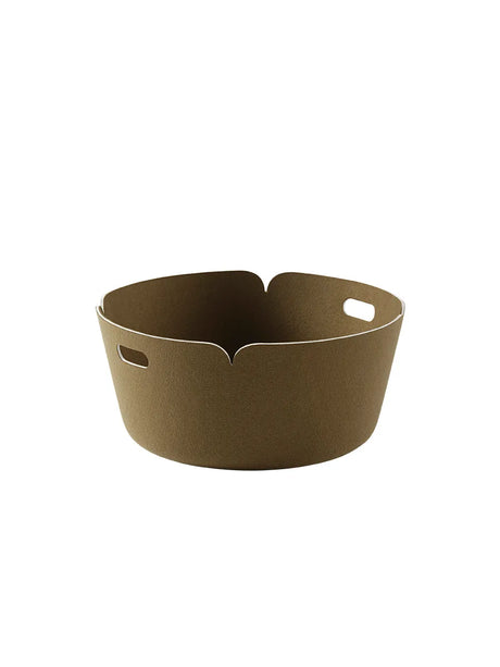 Restore Round Basket fra Muuto - Brown Green - Jacobsen Plus