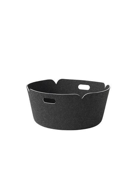 Restore Round Basket fra Muuto - Black melange - Jacobsen Plus
