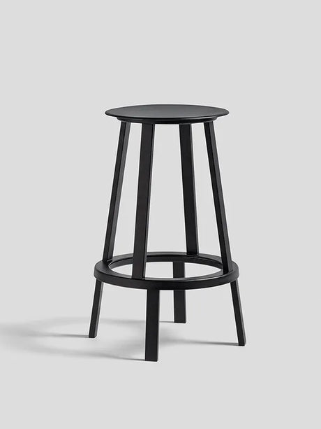 Revolver Barstol fra Hay - Sort / Højde 65 - Jacobsen Plus