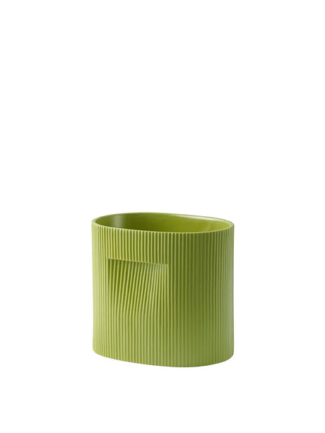 Ridge Planter, moss green fra Muuto - H 24 cm - Jacobsen Plus
