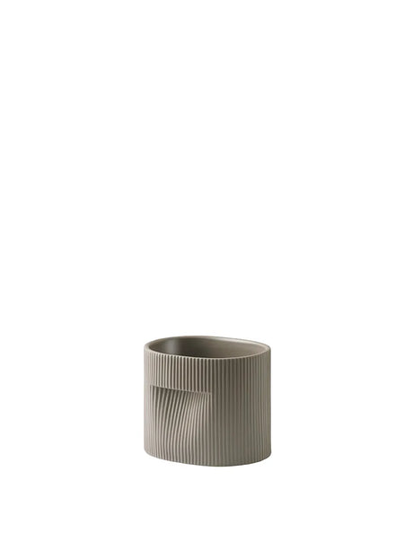 Ridge Planter, taupe fra Muuto - H 15 cm - Jacobsen Plus