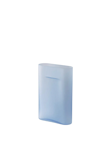Ridge Vase, light blue frosted glass fra Muuto - H35 cm - Jacobsen Plus