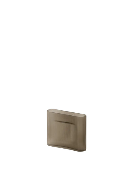Ridge Vase, taupe frosted glass fra Muuto - H16,5 cm - Jacobsen Plus