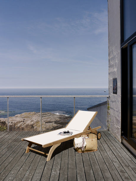 Skagerak Columbus Liggestol, sort fra Fritz Hansen - 2 - Jacobsen Plus