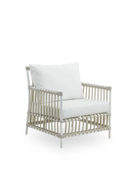 Caroline Exterior Lænestol fra Sika-Design - Dove White / B456 - Taupe - Jacobsen Plus