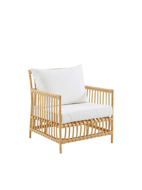 Caroline Exterior Lænestol fra Sika-Design - Natural / A670 - White - Jacobsen Plus