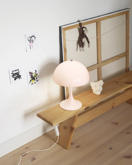 Panthella 250 Bordlampe, pale rose opal af Verner Panton - 2 - Jacobsen Plus