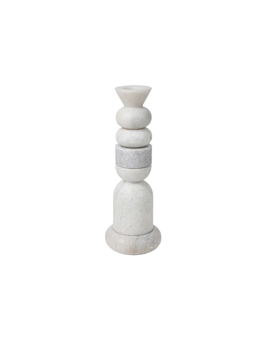 Stone Stacking Candleholder White fra Tom Dixon - 1 - Jacobsen Plus