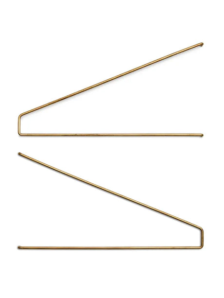 System Ultra Hyldebøjler fra DK3 - Til 1 hylde i dybde 45 cm / Messing - Jacobsen Plus