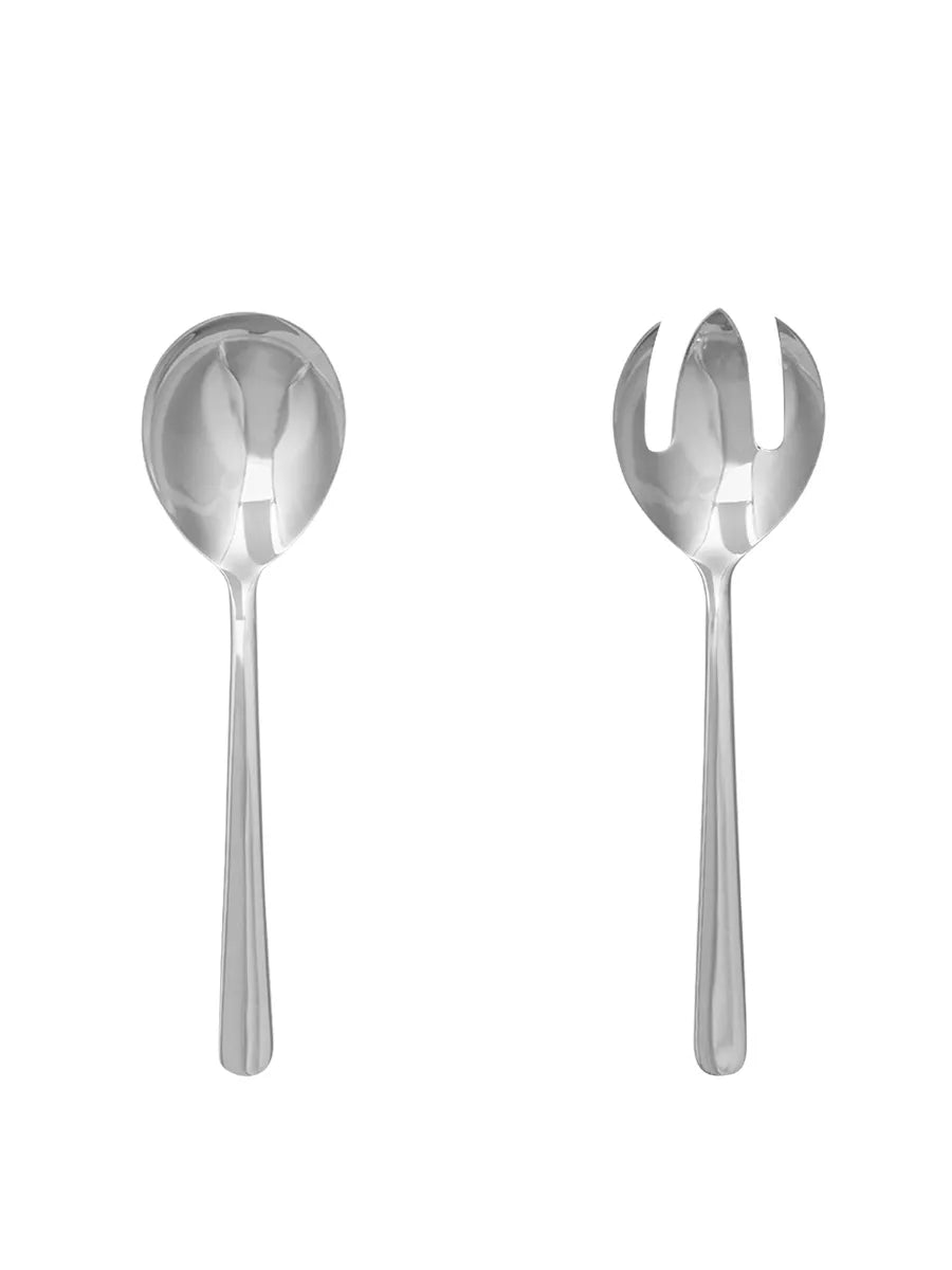 Grand Prix Salatbestik i poleret stål, lille fra Kay Bojesen - 1 - Jacobsen Plus