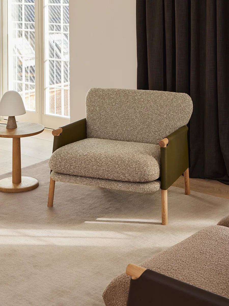 Savannah Loungestol, grand linen/max 95 fra Fredericia Furniture - 2 - Jacobsen Plus