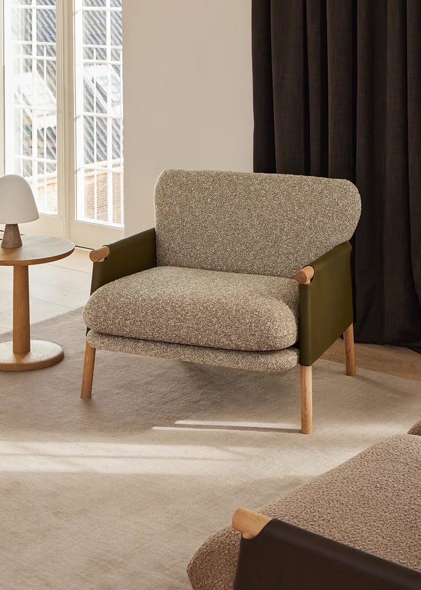 Savannah Loungestol, grand linen/max 95 fra Fredericia Furniture - 2 - Jacobsen Plus
