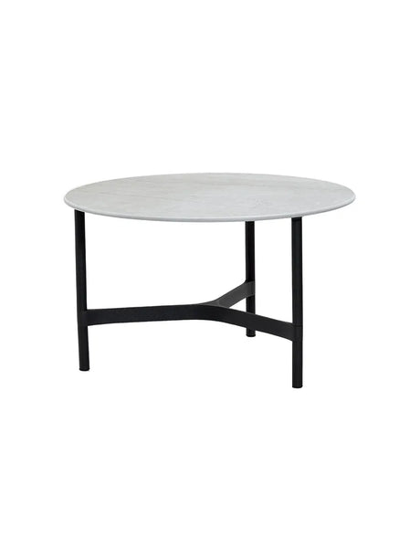 Twist Sofabord, medium fra Cane-line - Lava grey / Grey (keramik) - Jacobsen Plus