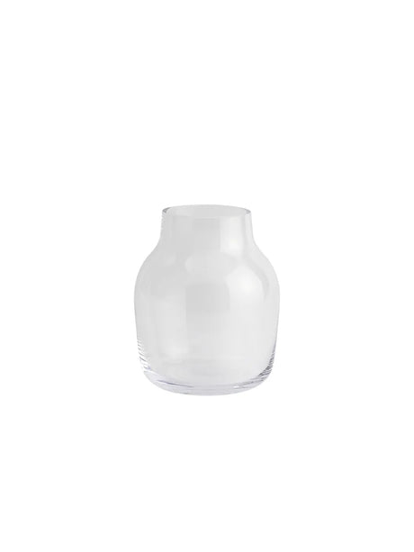 Silent Vase, Ø 11 cm fra Muuto - Clear - Jacobsen Plus